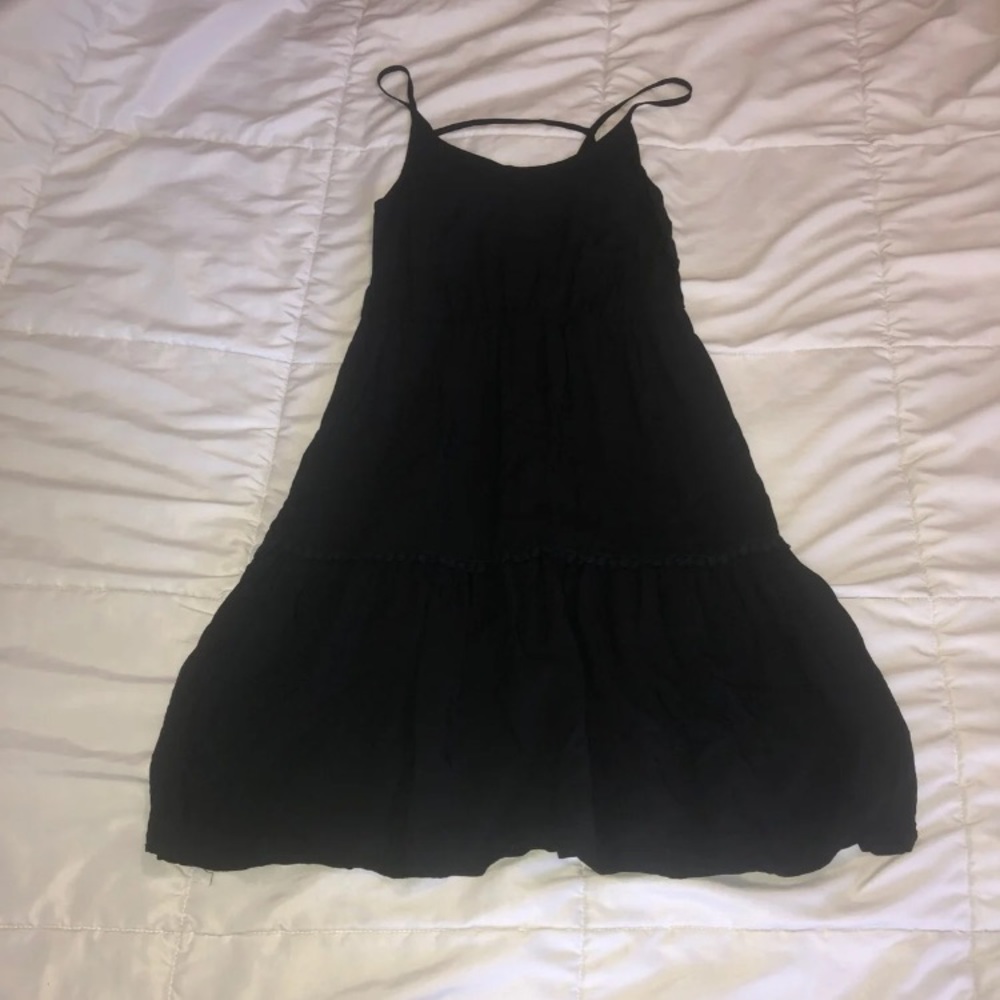 Black Flowing Dress